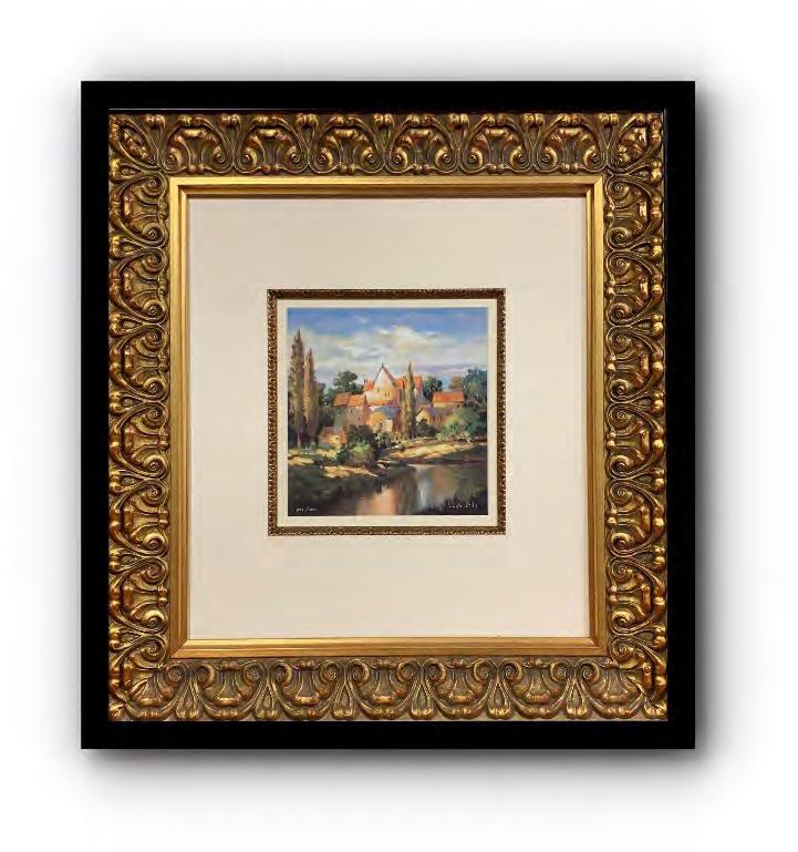 Une Chateau Serigraph print by Max Hayslette (1 of 2)