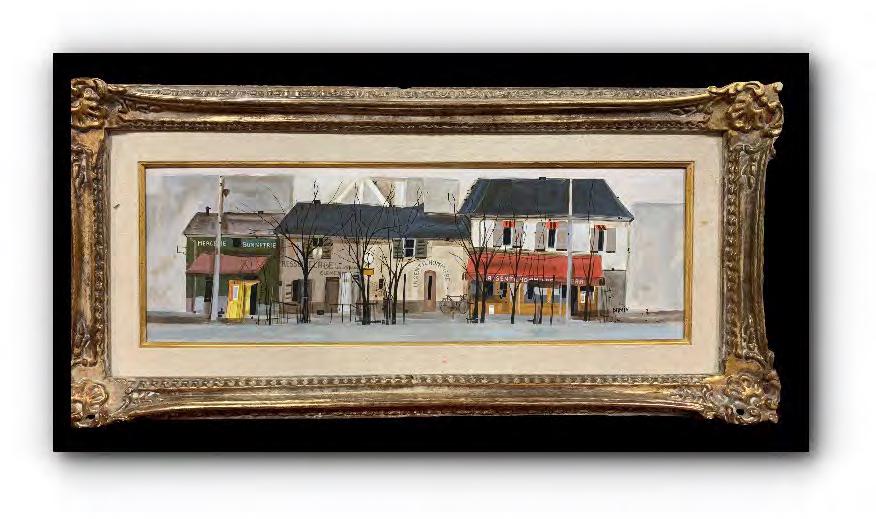 Paysage Urbain painting by Georges Damin (1 of 2)