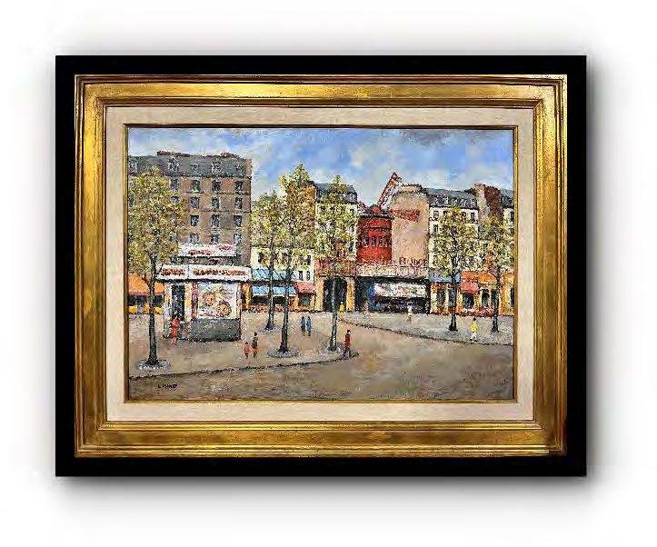 Le Moulin Rouge painting by Louis Peyrat (1 of 2)