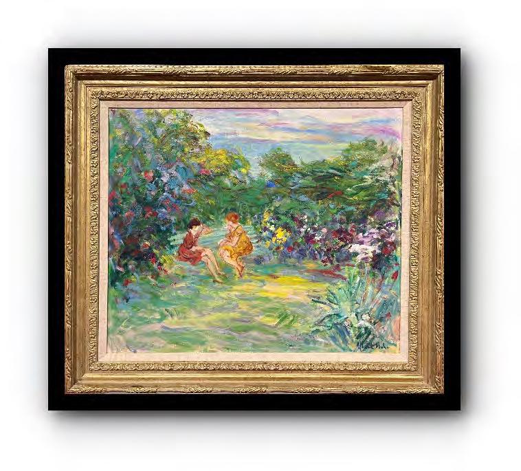 Conversation de l'aprÃ¨s-midi dans le parc painting by Albert Mohr (1 of 2)