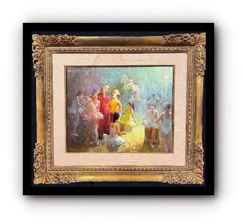 Carnival Time painting by William Harnden (1 of 2)