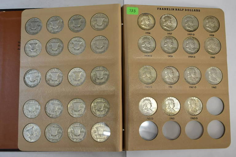 Complete Set Franklin Half Dollars (0733) on Dec 03, 2022 Stanton's