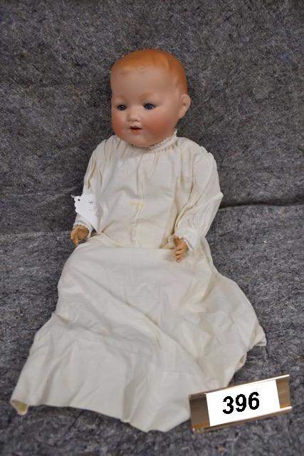 Large Bisque Head Boy Baby Doll (1 of 1)