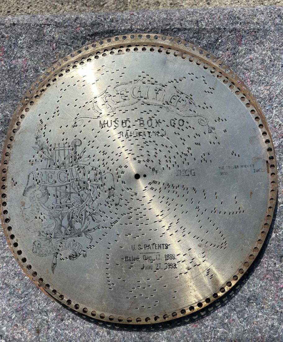 (10) Regina 15-1/2" Music Discs: 10 Total