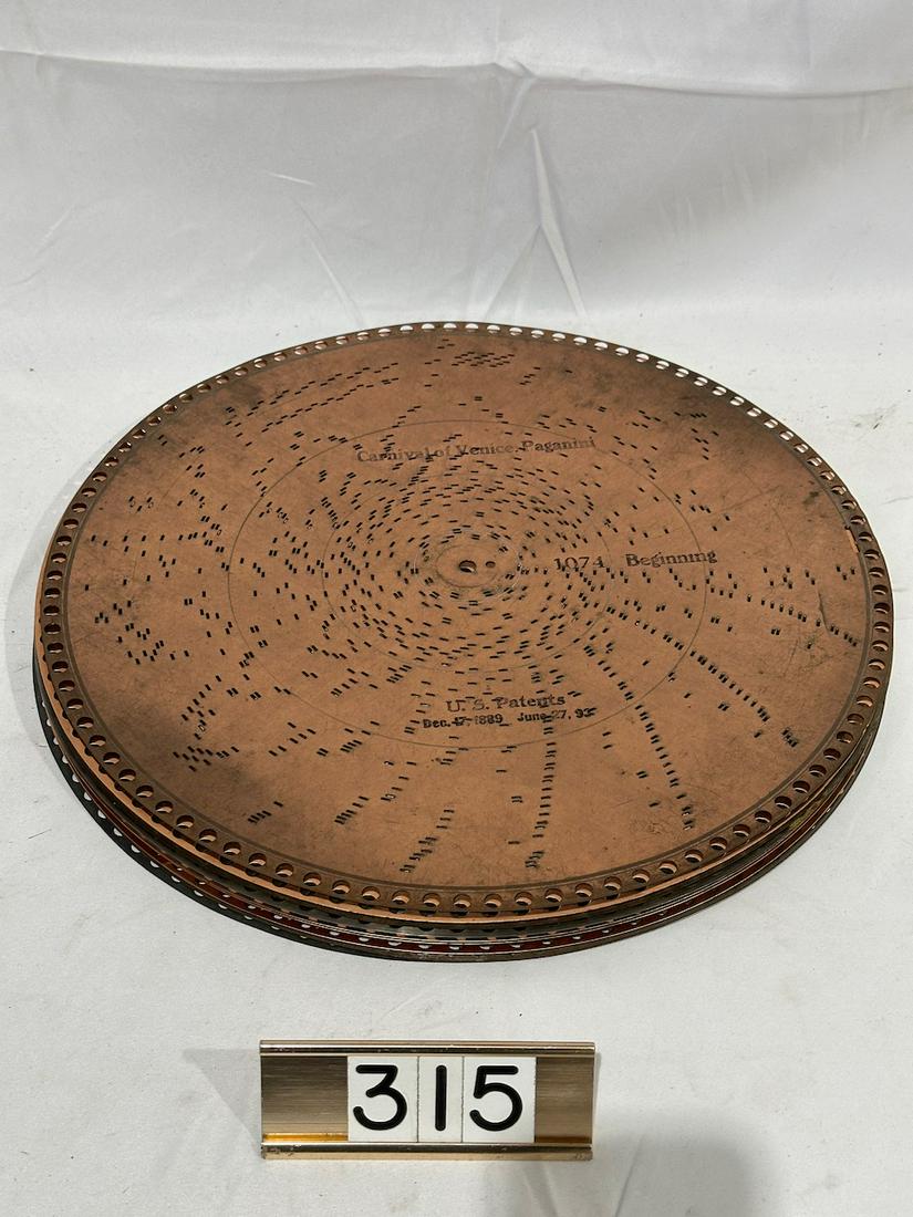 9 Regina Discs, 1 Polyphon Music Disc (1 of 1)