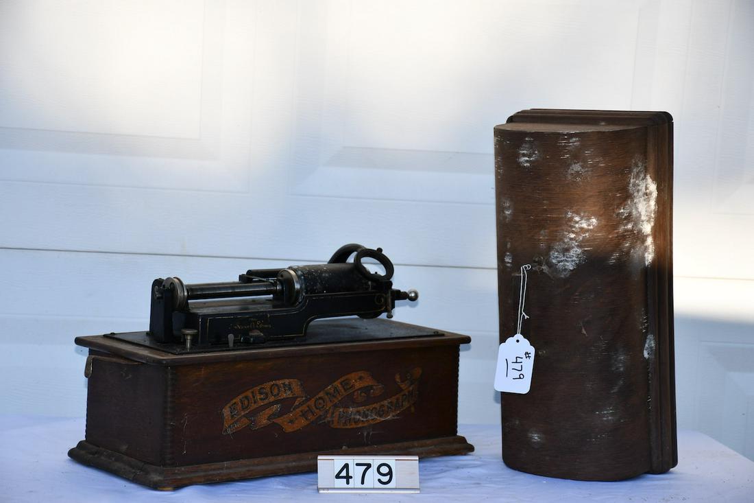 2 Edison Home Cylinder Phonographs (1 of 1)