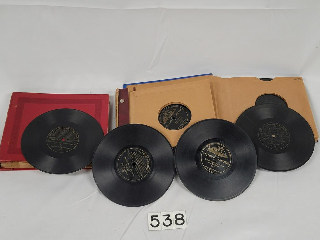 20 Early Victor 7" Disc Records (1 of 2)