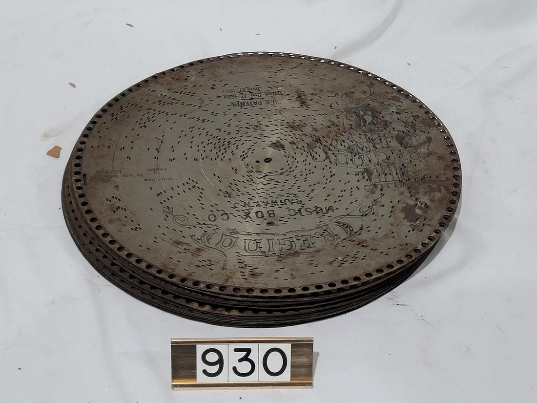 (12) 15-1/2" Regina Discs: One Lot