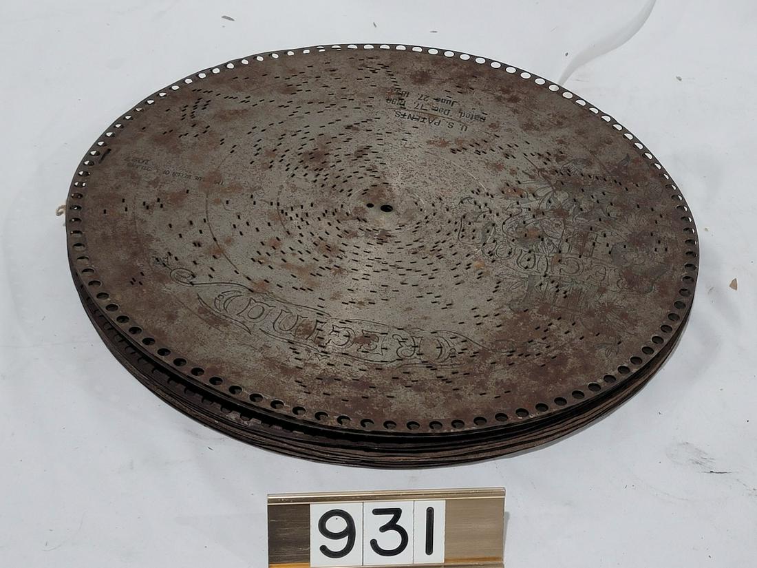 (12) 15-1/2" Regina Discs: One Lot