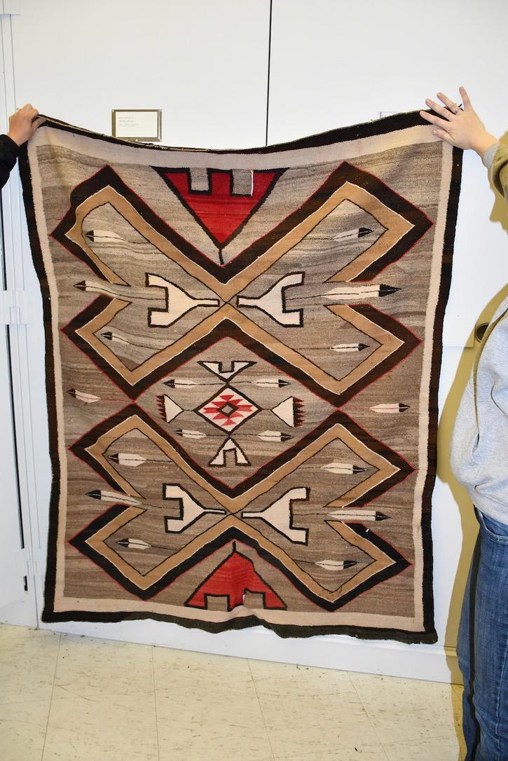Good and Large Navajo Indian Blanket or Rug (1 of 3)