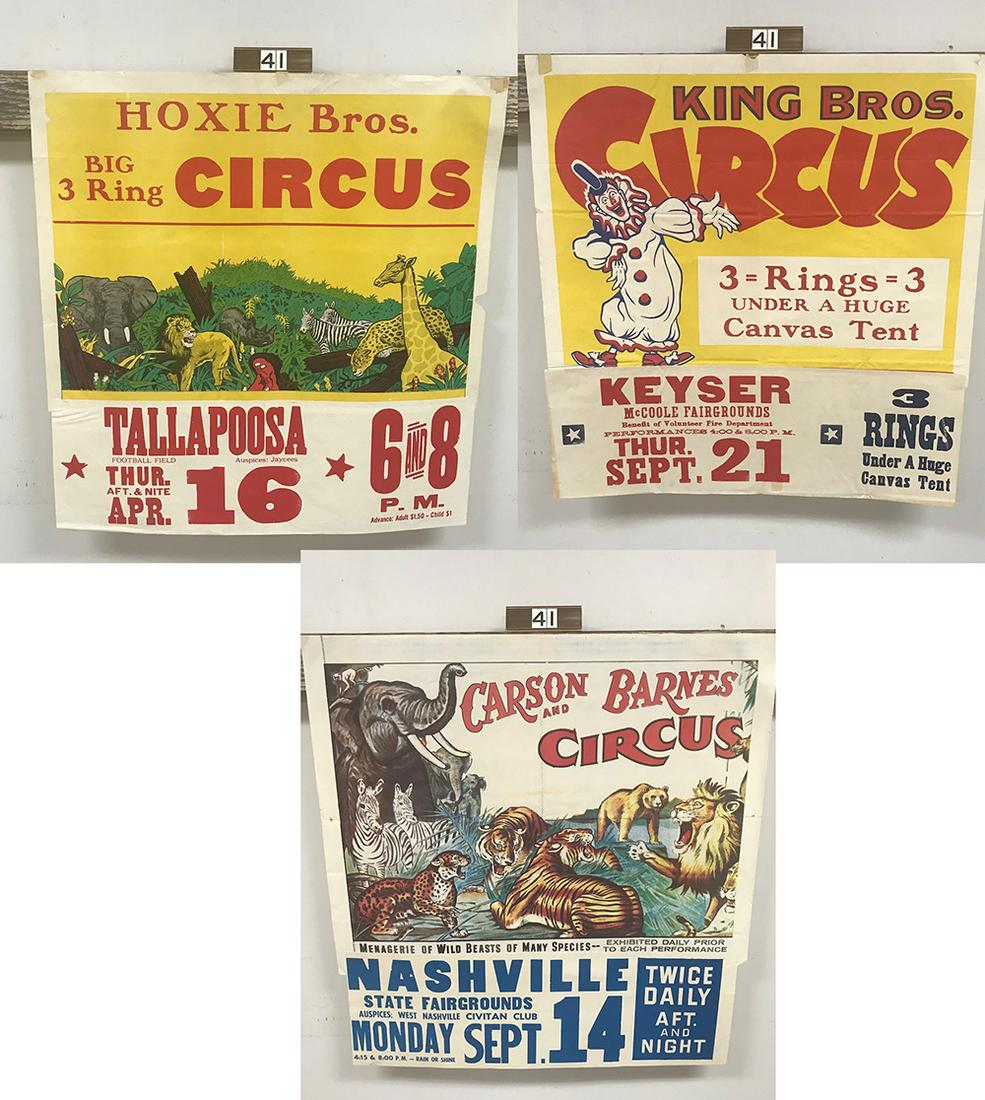 (3) Circus Posters (1 of 4)