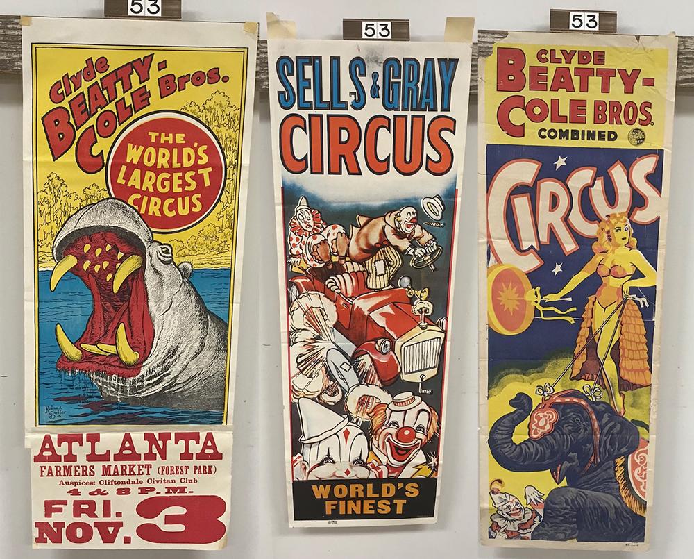 (3) Circus Posters (1 of 4)