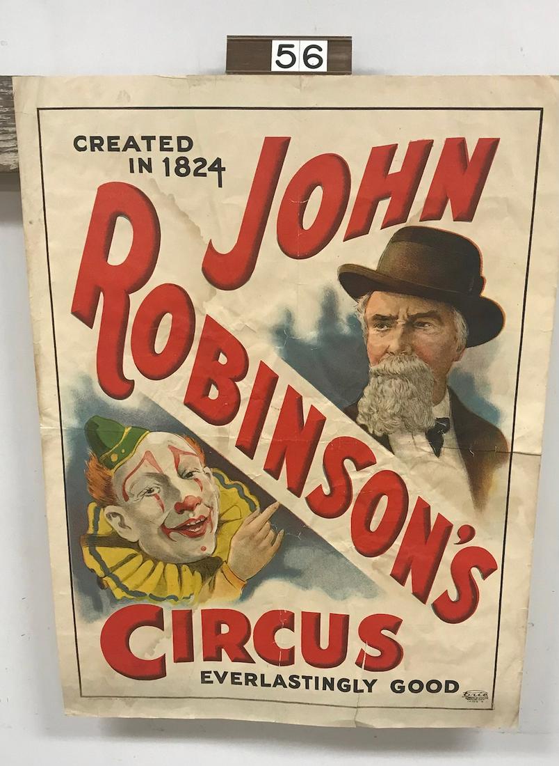 John Robinson Circus Poster (1 of 2)