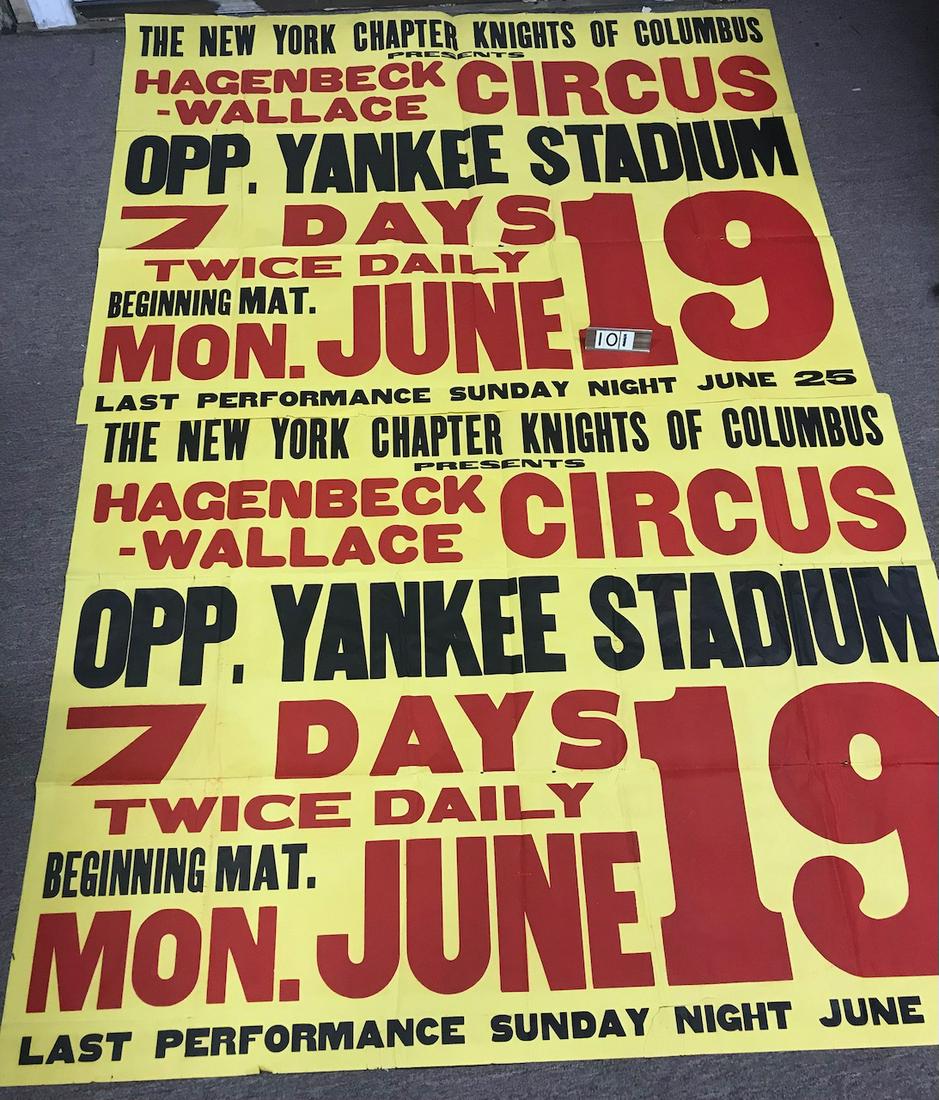 (2) Large Circus Posters (1 of 1)