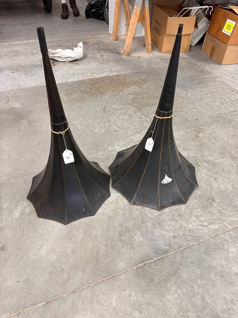 2 Edison Phonograph Horns (1 of 2)