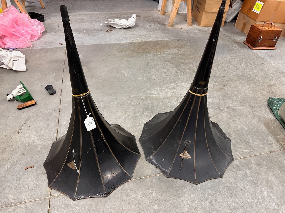 2 Edison Phonograph Horns (1 of 2)