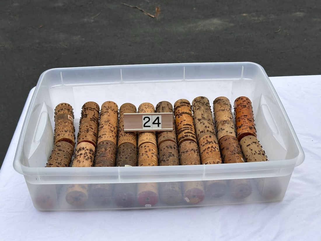 20 Roller Organ Cobs: 20 total. Good
