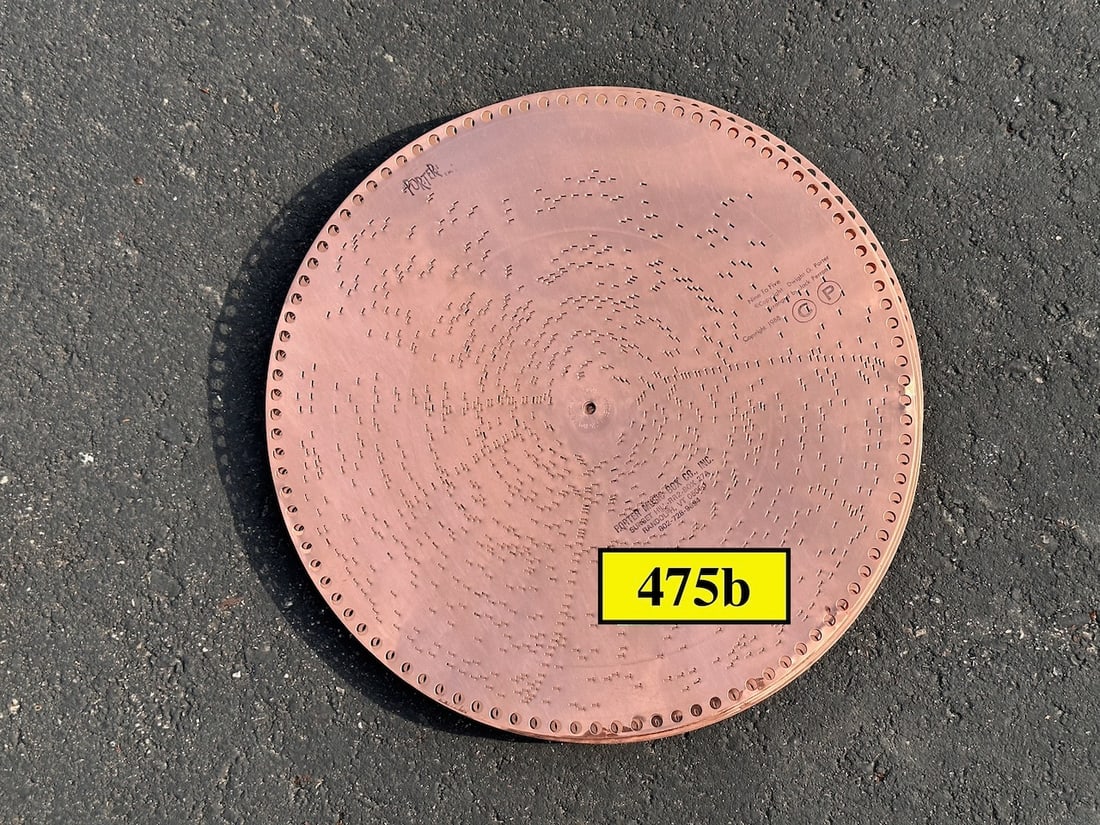 10- 15-1/2" Porter Music Discs: One Lot