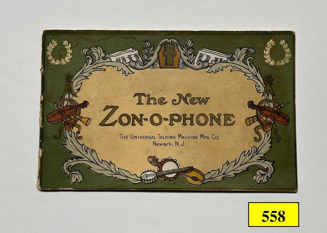 Original "The New Zon-o-Phone" Brochure (1 of 4)