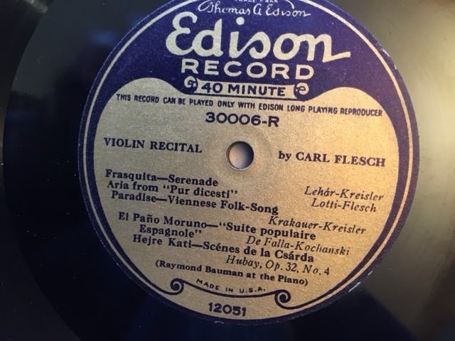 Edison 12" Long Play 40min Record #3006 (1 of 1)