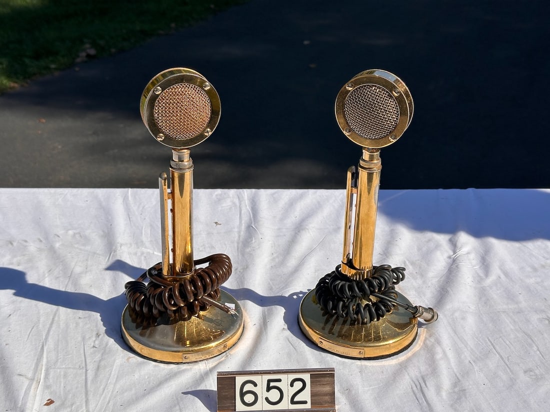 2- Astatic D-104 Golden Eagle Microphones (1 of 4)