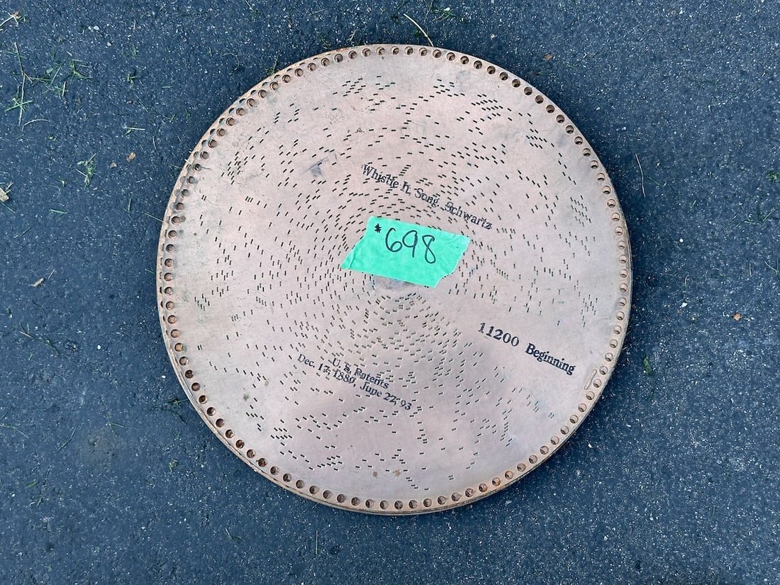 12-Regina 15-1/2" Music Discs: One Lot