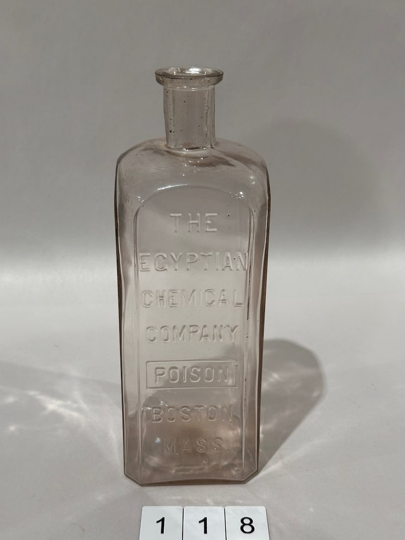 The Egyptian Chemical Company Poison Clear Bottle (1 of 2)