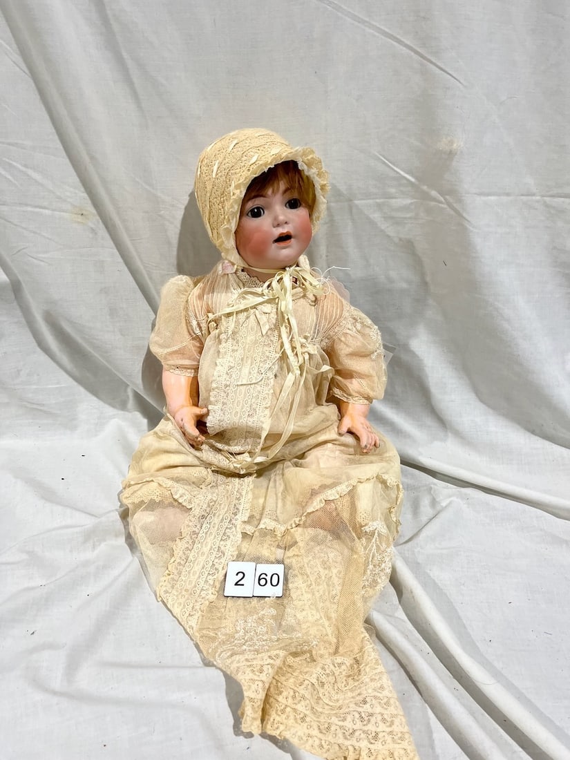 K * R Antique Bisque Doll (1 of 3)