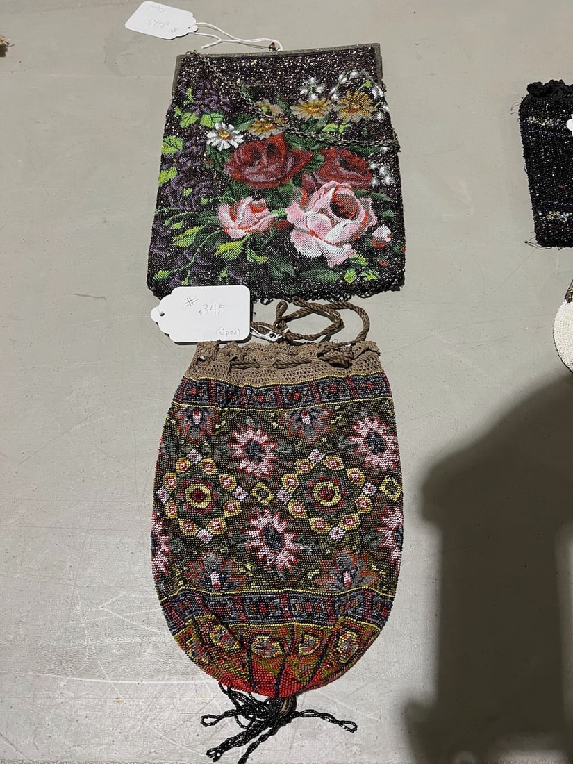 Two very nice Beaded & Mesh Purses (1 of 1)