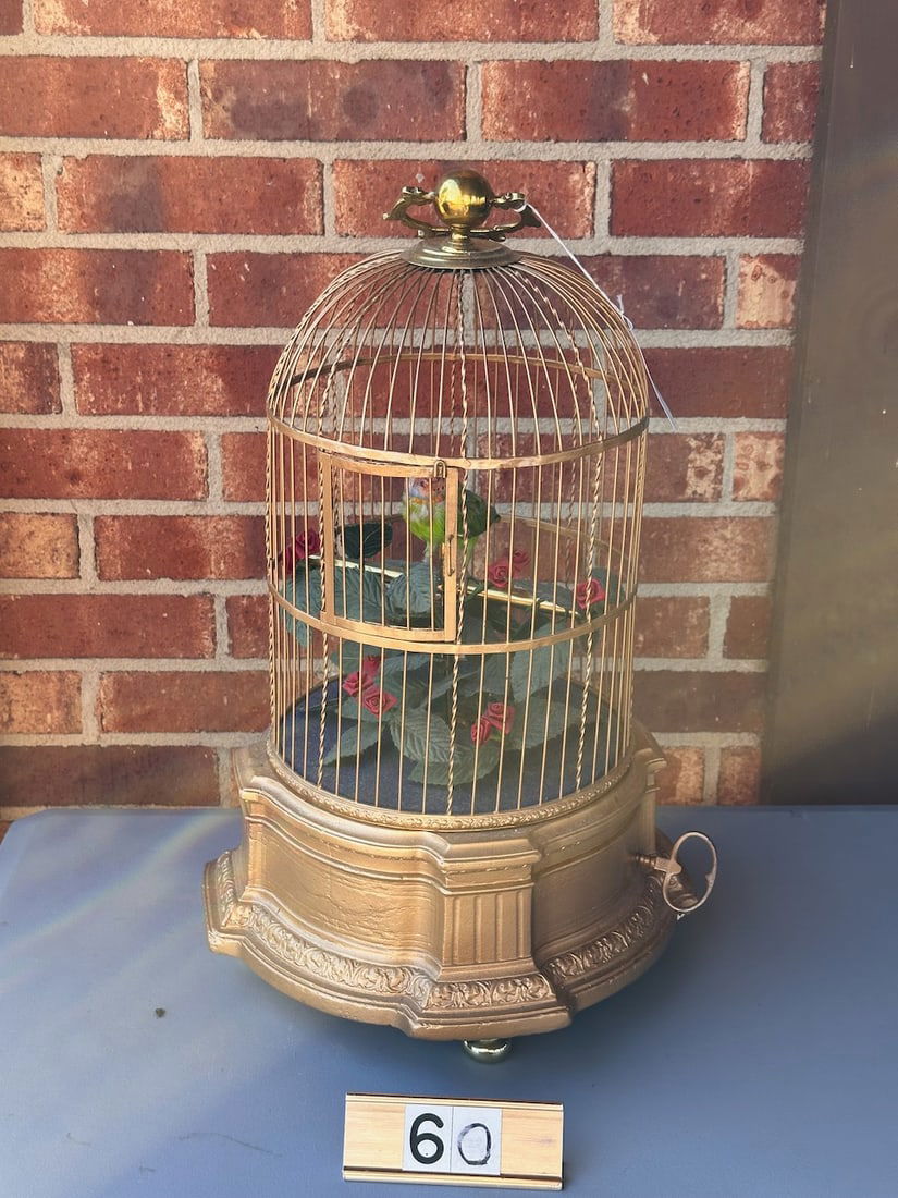 Antique Singing Bird Cage (1 of 3)