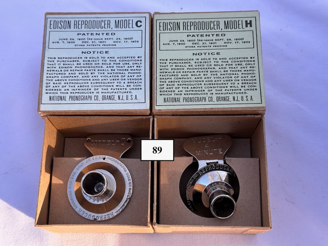 2 Phonograph Reproducers (1 of 1)
