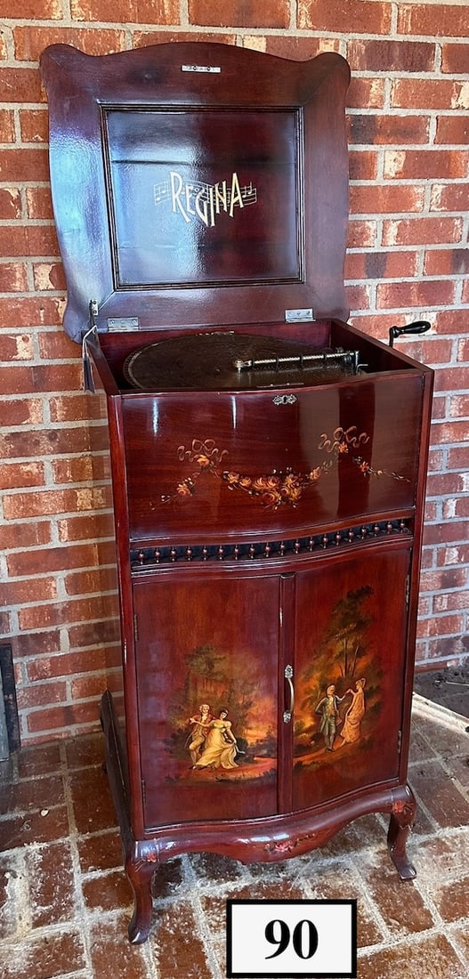 Regina Style 40 "Rookwood" Floor Model disc music box (1 of 6)