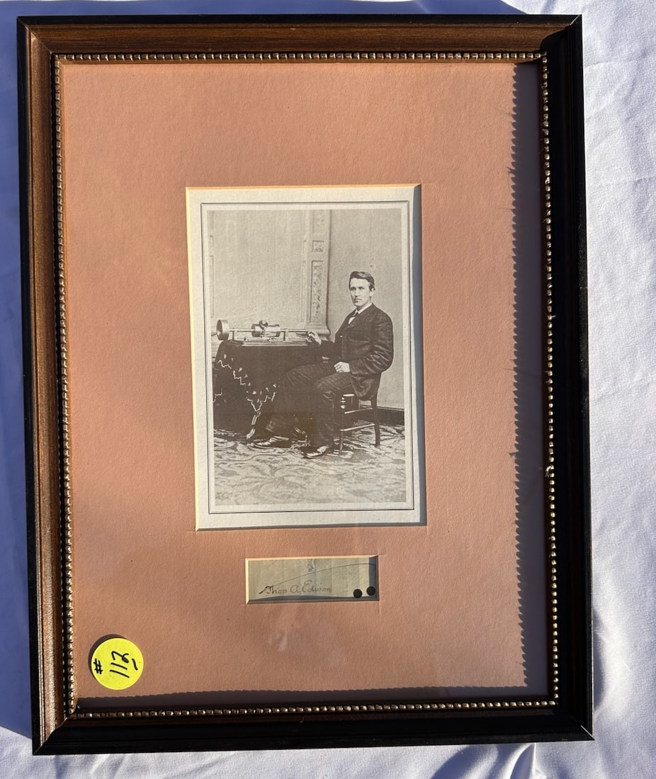 Edison and his Tin Foil Phonograph (1 of 2)