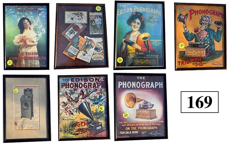 Modern Framed Phonograph Prints (1 of 8)