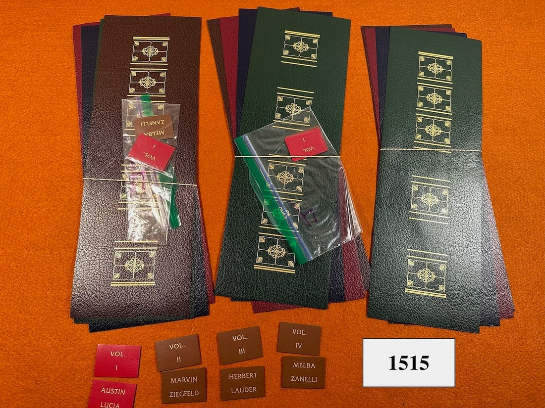 (3) 4 Vol. Sets -1928 Electrola Record Album Replacement Covers & Labels (1 of 1)