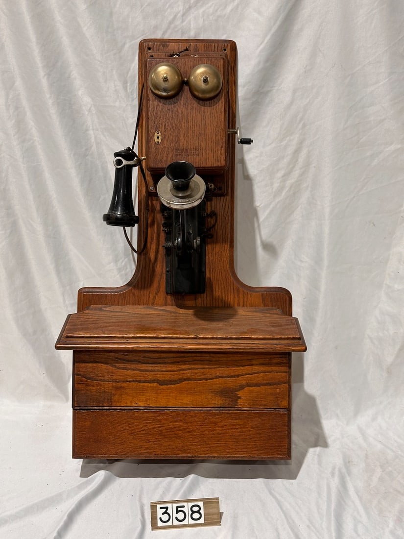 Western Electric Wood Wall Telephone (1 of 3)