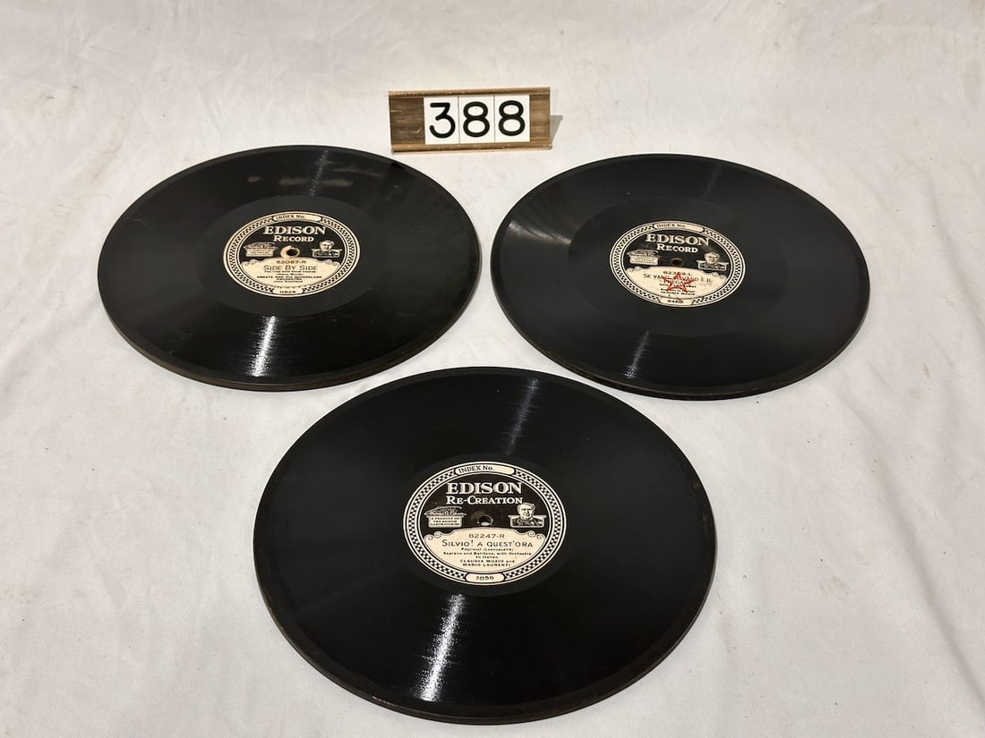3 Edison Diamond Disc Record (1 of 4)