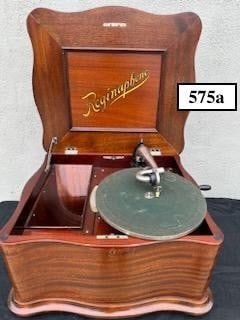 Reginaphone Music Box Phonograph combo (1 of 6)