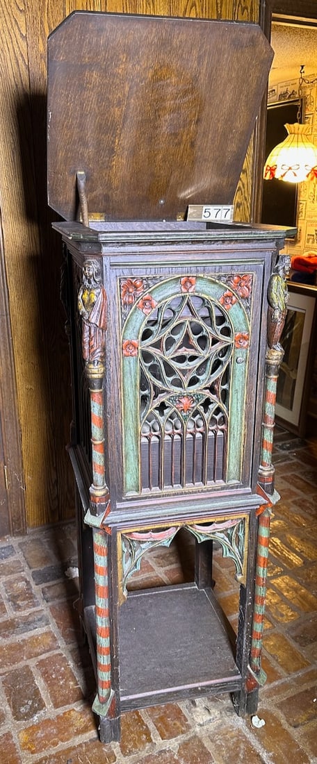 Rare Columbia Gothic Art Case Phonograph (1 of 6)