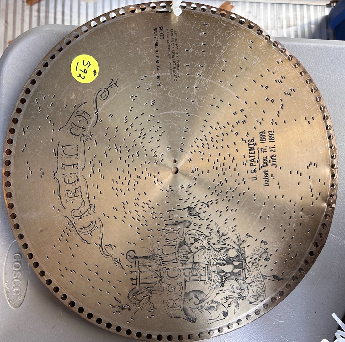 Regina 15.5" Music Box Discs (1 of 1)