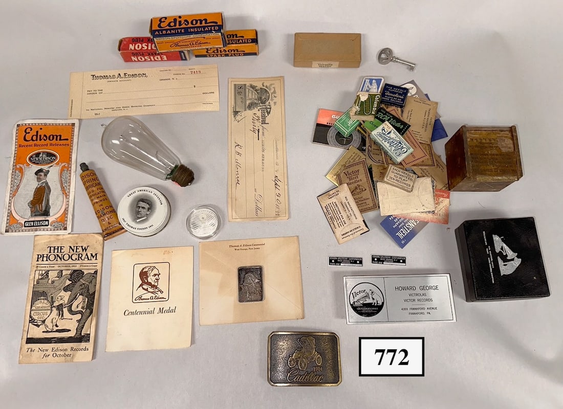Group of Misc. Phonograph Related Items (1 of 6)