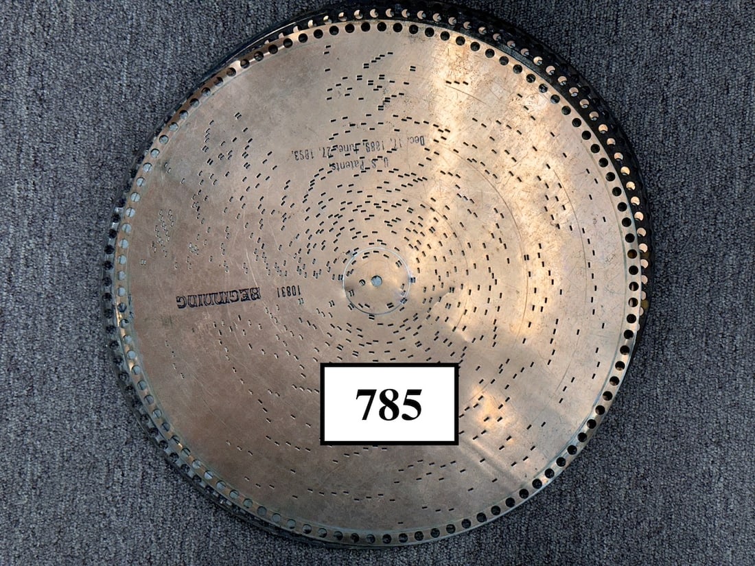 11 15-1/2" Regina Music Disc: One Lot