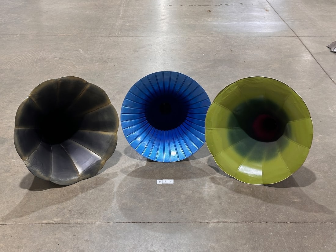 Three Phonograph Horns (1 of 3)