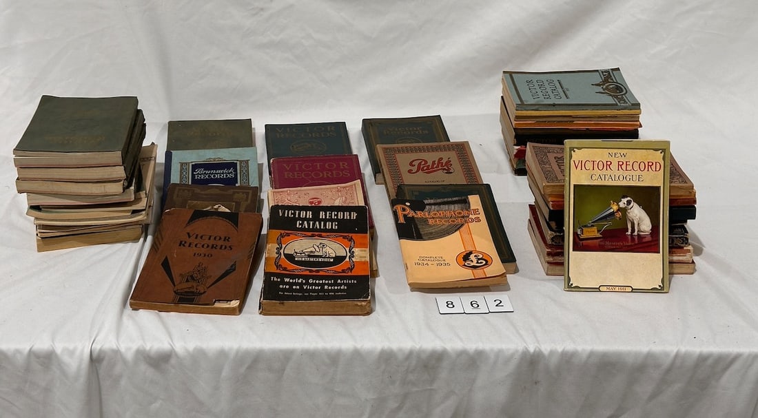Group of Record Catalogs 1911 thru 1930's (1 of 3)