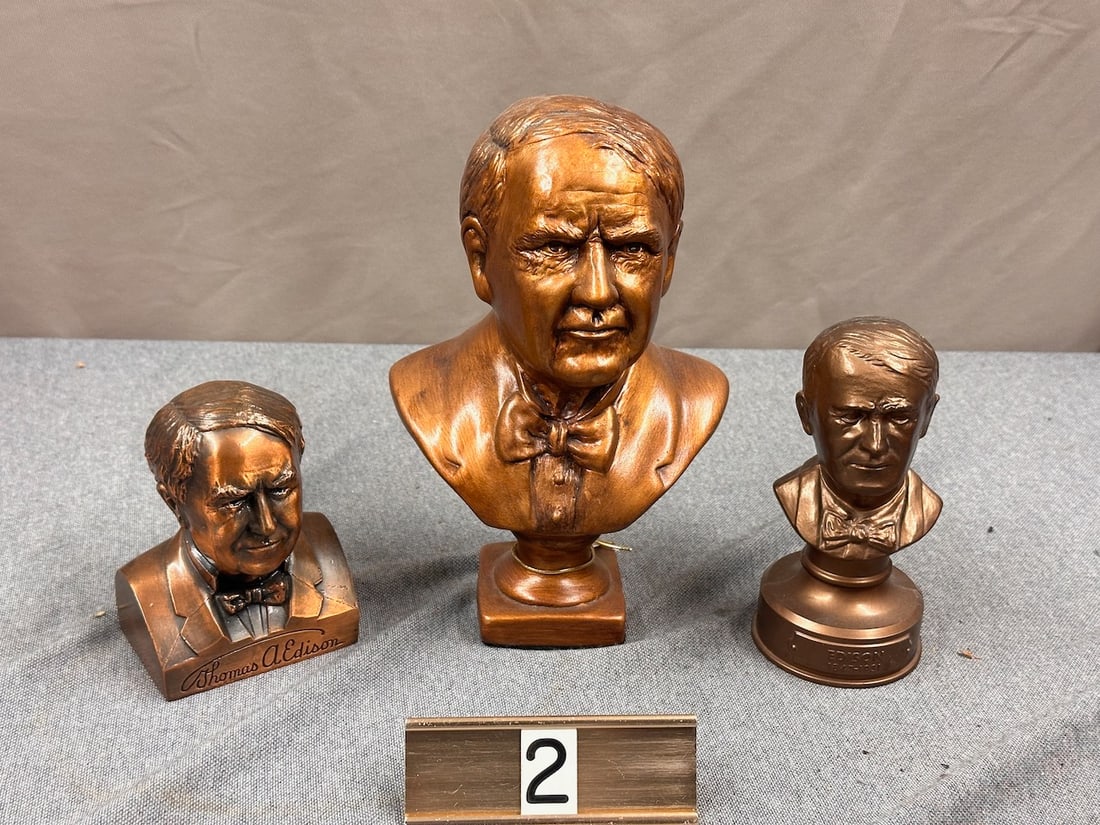 Group of Edison Busts (1 of 1)