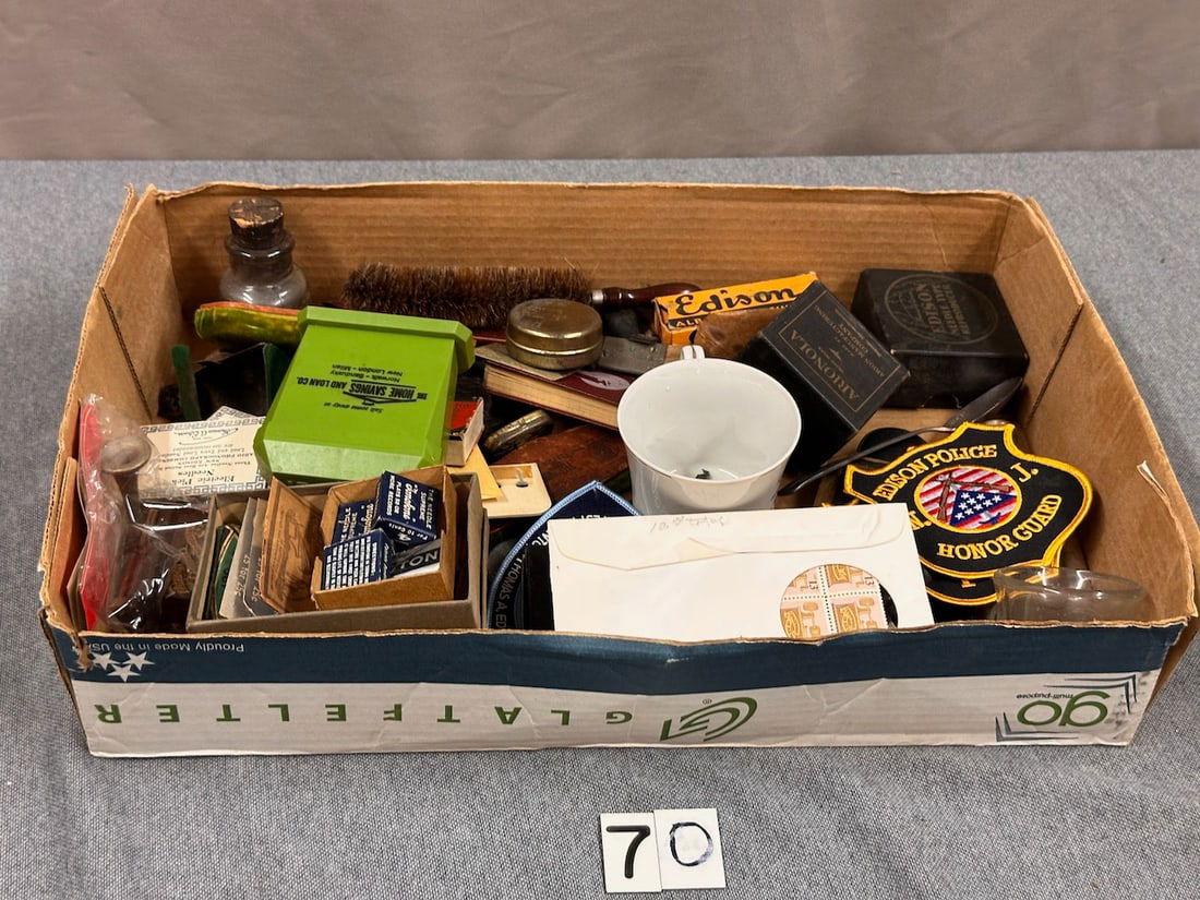 A group of miscellaneous Phonograph items (1 of 3)