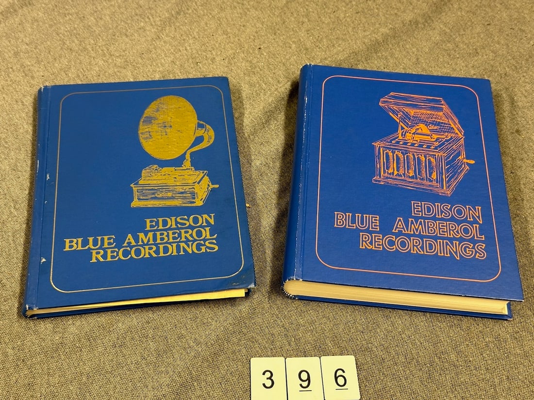 Reference Books: 2 volumes. Blue Amberol 1914 and 1915-1929