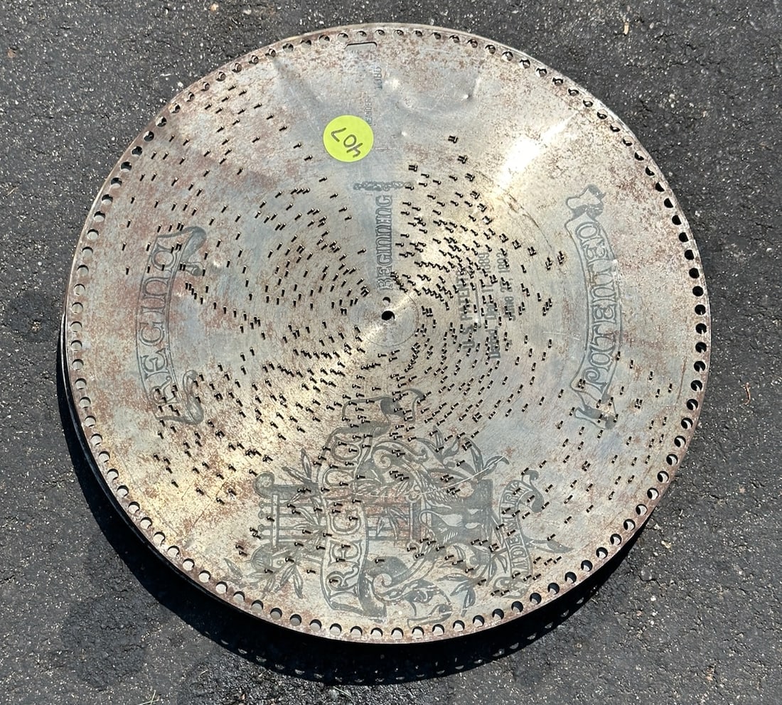 17- 15-1/2" Regina Music Discs: One Lot