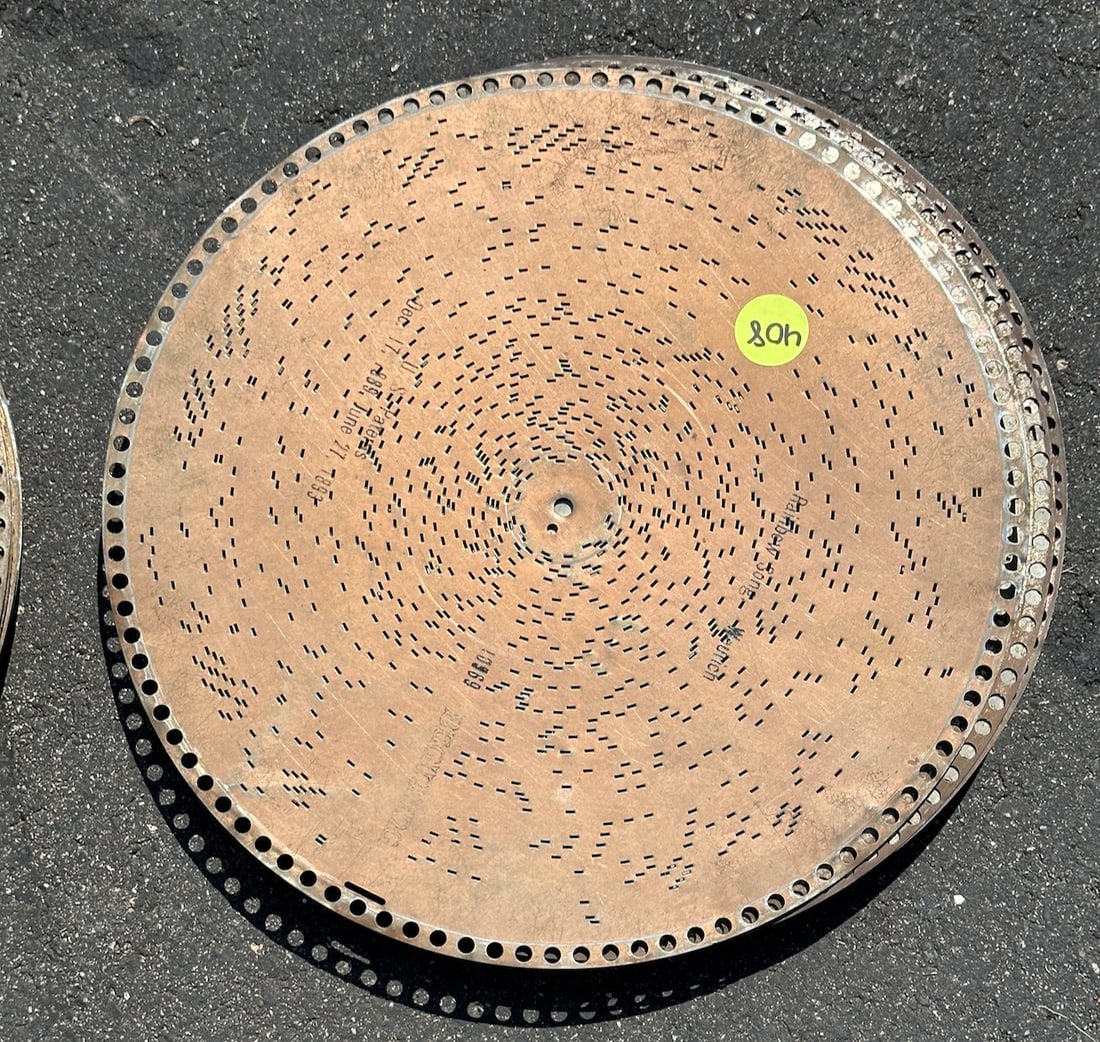 15- 15-1/2" Regina Music Discs: One Lot