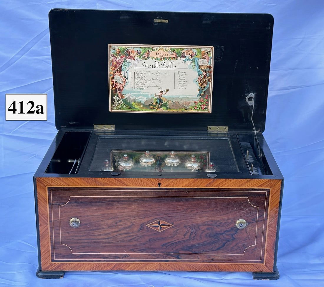 Swiss Cylinder Music Bell Box (1 of 8)